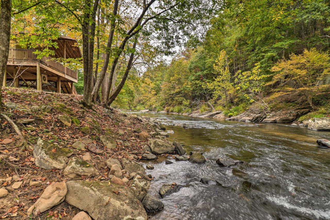 Creekside Retreat With Deck, 18 Miles To Wolf Ridge Villa Weaverville Dış mekan fotoğraf