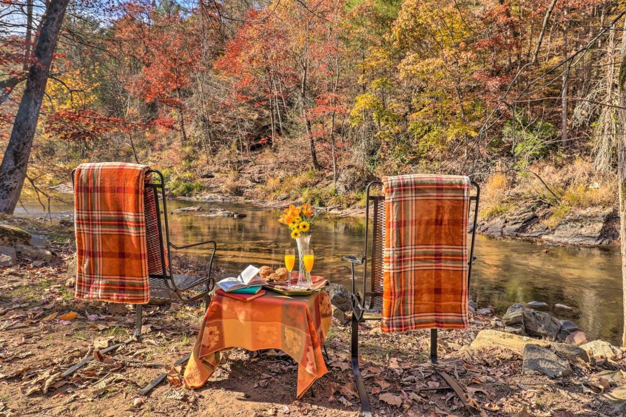 Creekside Retreat With Deck, 18 Miles To Wolf Ridge Villa Weaverville Dış mekan fotoğraf