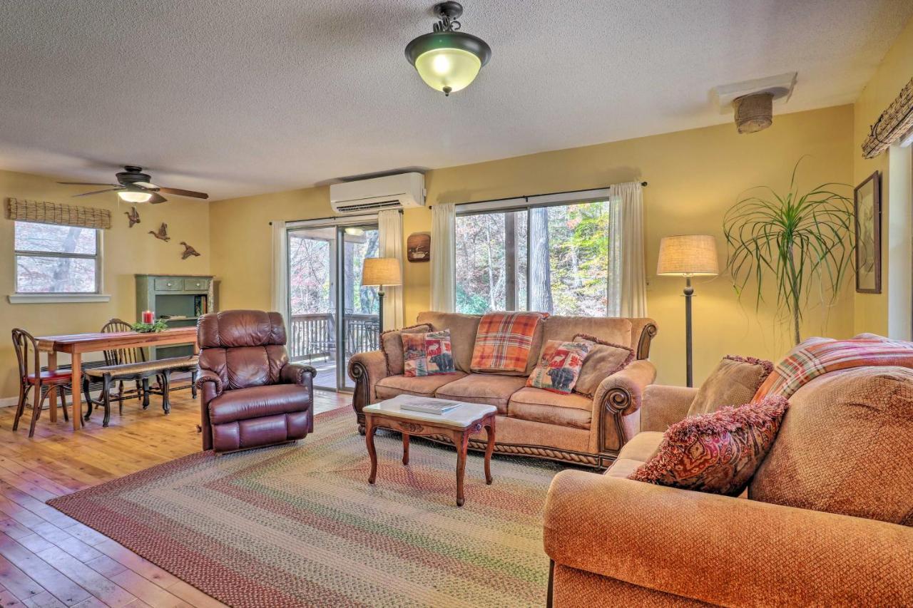 Creekside Retreat With Deck, 18 Miles To Wolf Ridge Villa Weaverville Dış mekan fotoğraf