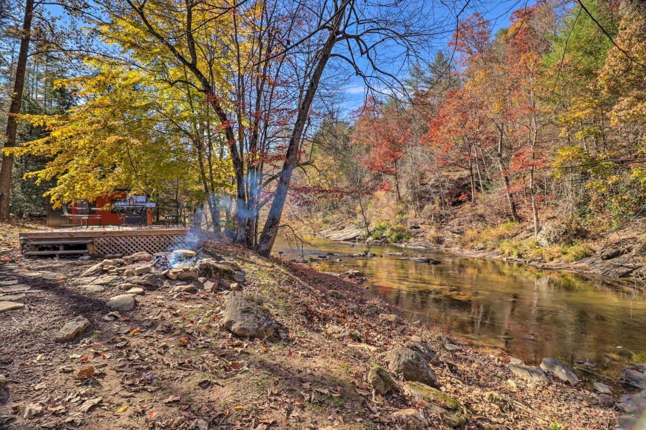 Creekside Retreat With Deck, 18 Miles To Wolf Ridge Villa Weaverville Dış mekan fotoğraf