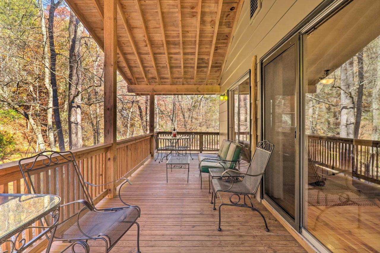 Creekside Retreat With Deck, 18 Miles To Wolf Ridge Villa Weaverville Dış mekan fotoğraf